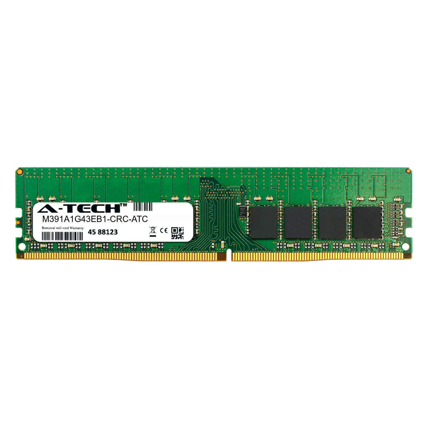 Память Samsung DDR4 8GB ECC UDIMM 2Rx8 2400 МТ/с (M391A1G43EB1-CRC) — фото 2