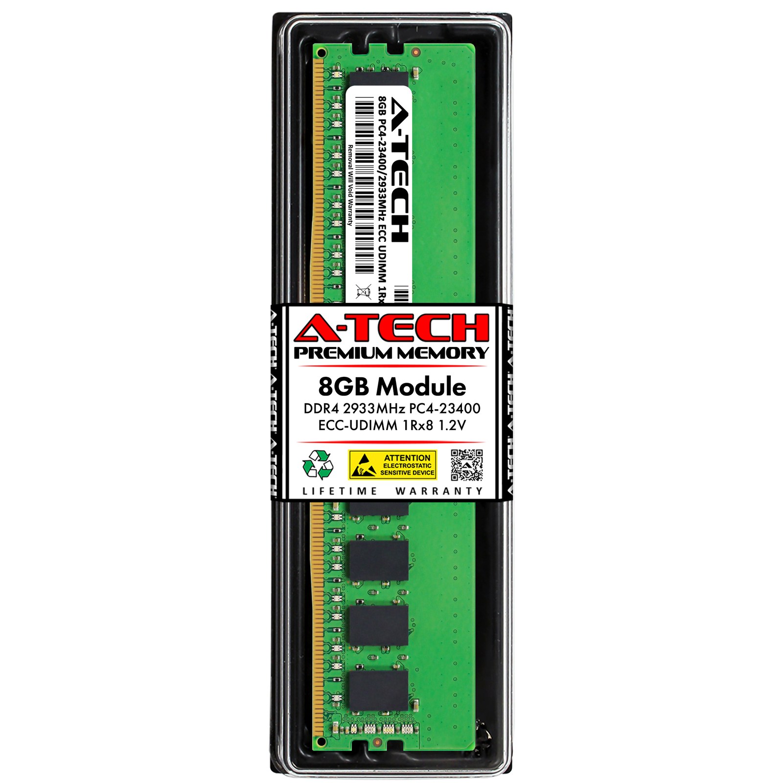 Память Samsung DDR4 8GB ECC UDIMM 2933 МТ/с (M391A1K43DB2-CVF) — фото 1