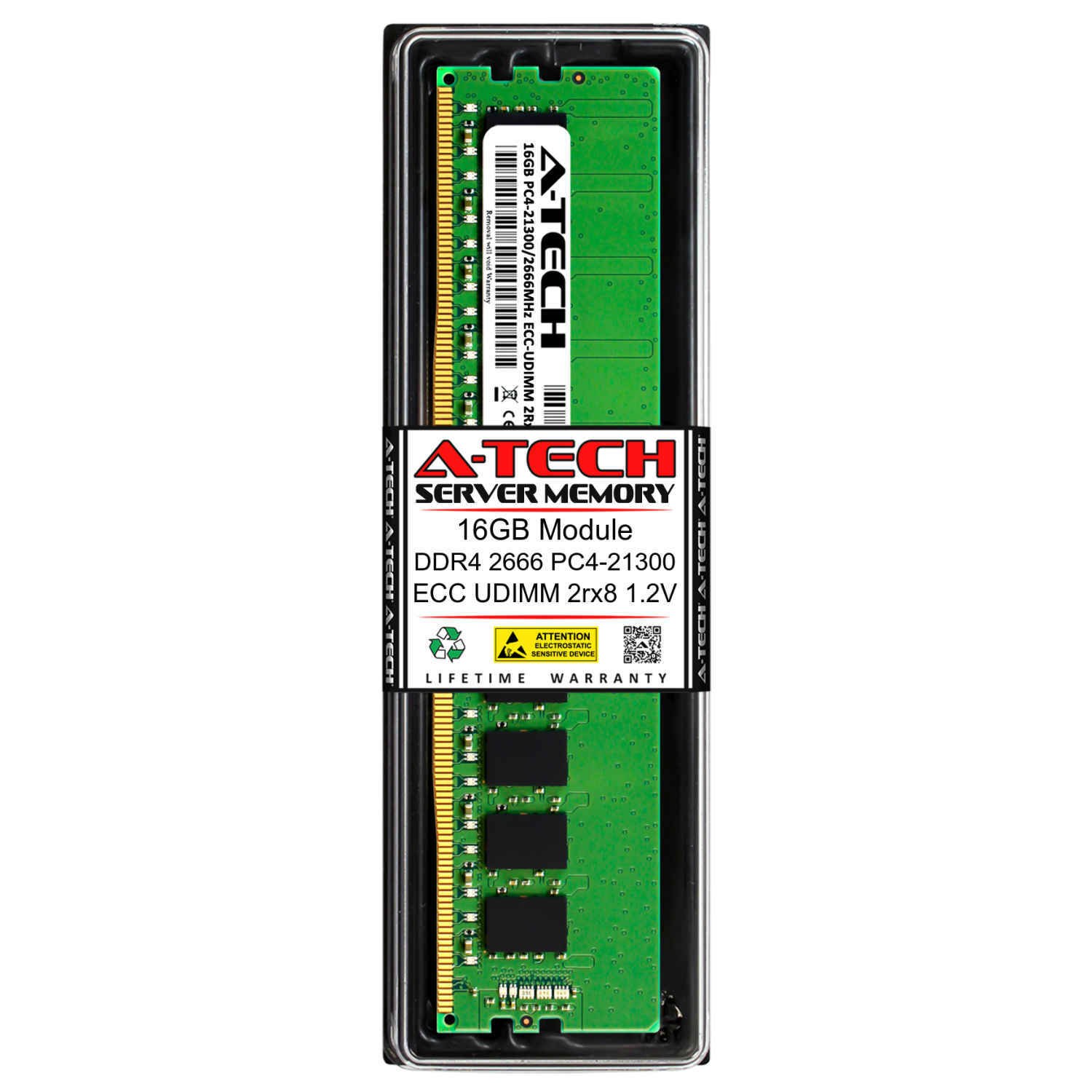 Память Samsung DDR4 16GB ECC UDIMM 2666 МТ/с (M391A2K43DB1-CTD) — фото 1