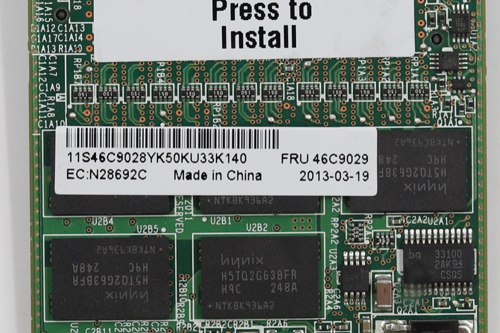 Плата IBM M5100/M5100 1GB Flash Upgarde ServeRAID Card FRU P/N: 46C9029 Tested Working — фото 2