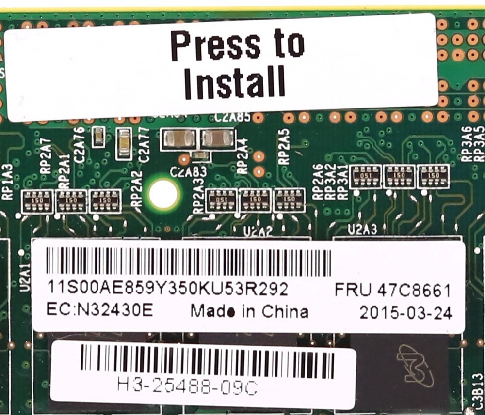 Модуль памяти IBM ServeRAID M5200 1GB Flash Cache Memory FRU P/N: 47C8661 Tested Working — фото 2