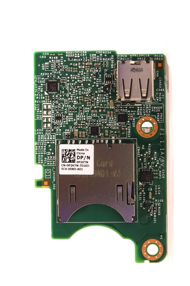 Считыватель Dell M630/M830 Internal Dual-SD Card Reader Module Dell P/N: 0P2KTN Tested — фото 3