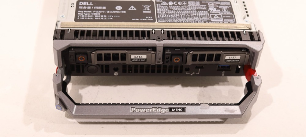 Сервер Dell PowerEdge M640 Blade Barebone Server Dell P/N: HHB006 Tested Working — фото 2