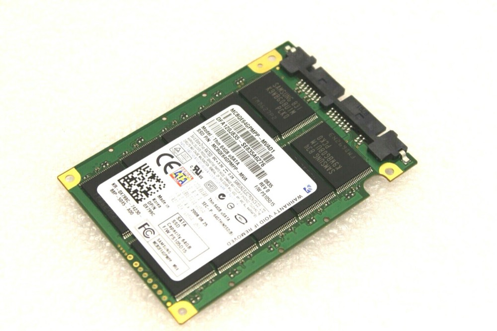 SSD-накопитель MCBQE64GPMPP-MVAD1 DELL SAMSUNG 64GB USATA SOLID STATE DRIVE 80MM X799C — фото 1