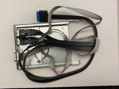 Салазки для диска Supermicro MCP-220-00129-0B Black 2x USB3.0/COM port tray in slim FDD bay — фото 1