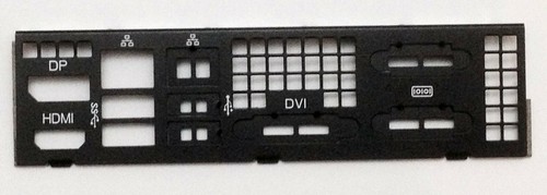 Комплектующая Supermicro MCP-260-00076-0B 1U I/O Shield for X10SLV-Q with EMI Gasket CSE-504 — фото 1