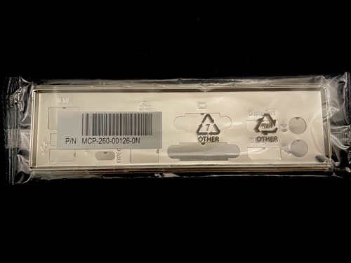 Комплектующая SuperMicro MCP-260-00126-0N I/O Shield for X11SCZ-F X11SCZ-Q — фото 1