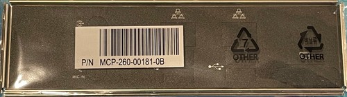 Комплектующая SuperMicro IO Shield MCP-260-00181-0B — фото 1