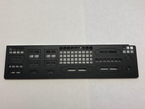 Комплектующая SuperMicro MCP-260-10109-0B Rear I/O Shield for X11SCV-Q in CSE-101F, E300 — фото 1