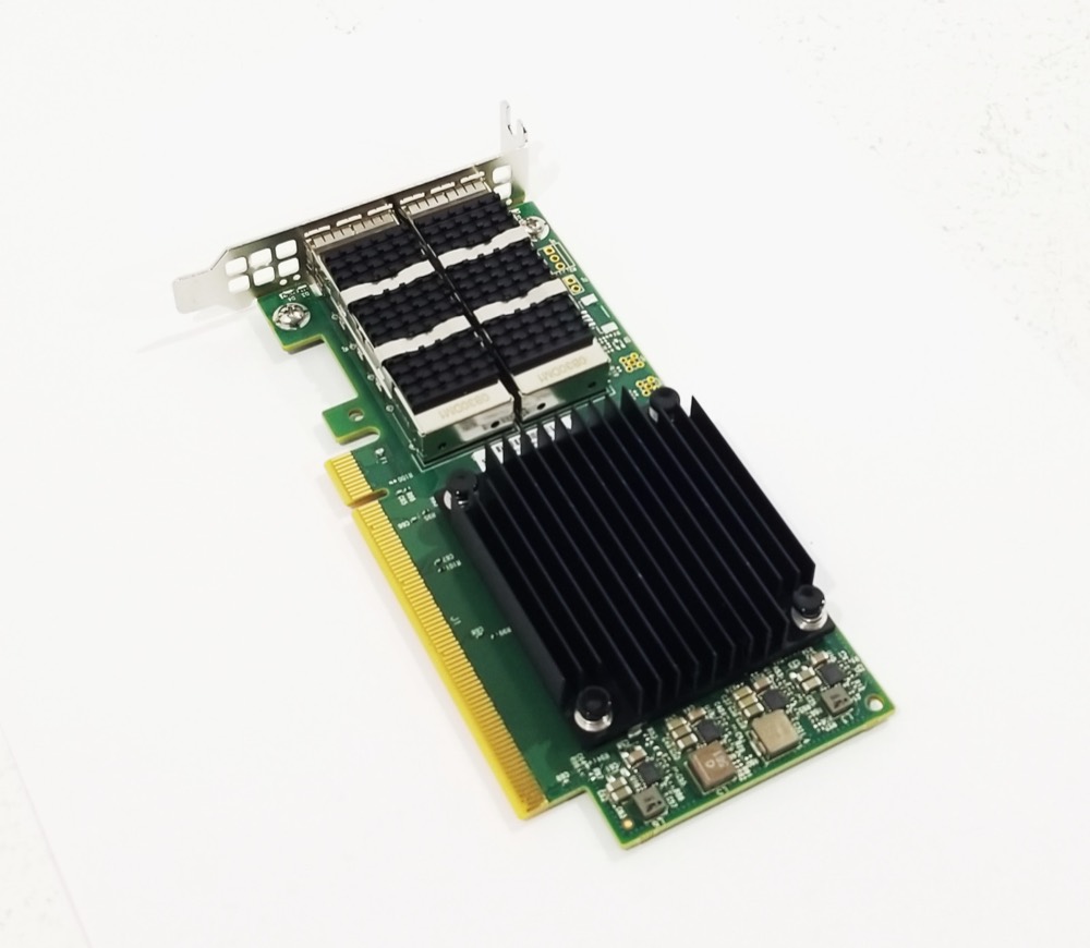 Адаптер HPE MCX623106AS 2-Port 100GB PCIe x16 Low-Profile Network Adapter P/N:P26155-001 — фото 1