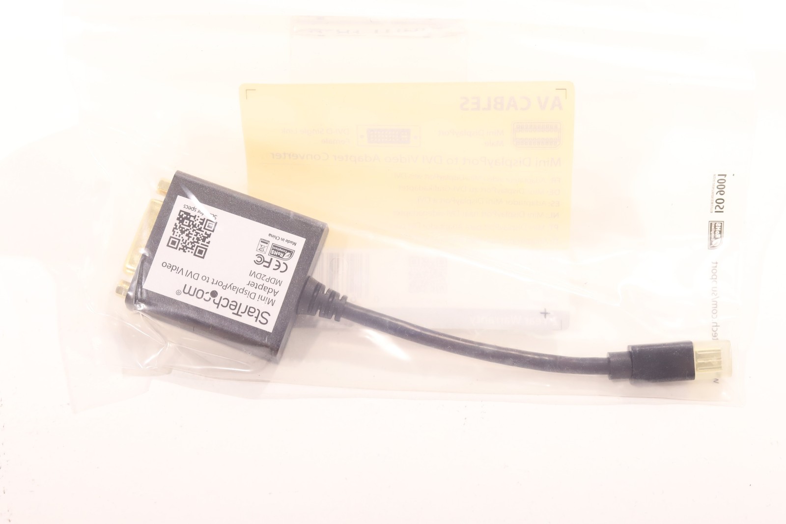 Адаптер StarTech Mini DisplayPort to DVI Video Adapter Converter P/N: MDP2DVI — фото 2