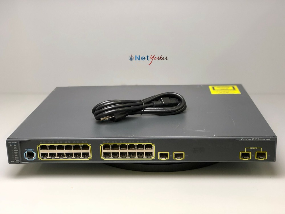 Коммутатор Cisco ME-C3750-24TE-M — фото 1