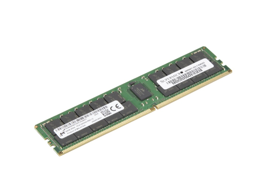 Оперативная память Supermicro (Micron) 32GB 288-Pin DDR4 3200 (PC4-25600) Server Memory (MEM-DR432MD-ER32) — фото 1