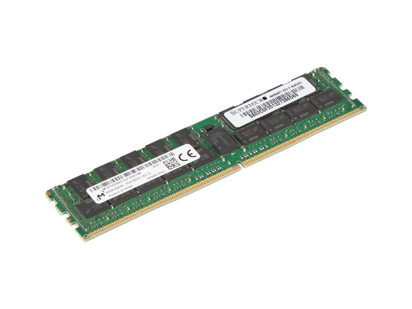 Оперативная память Supermicro (Micron) 64GB 288-Pin DDR4 2933 (PC4 21300) Server Memory (MEM-DR464LE-LR29) — фото 1
