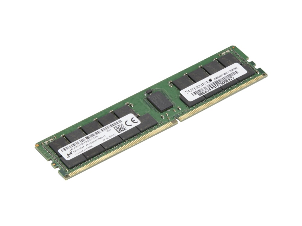 Оперативная память Supermicro (Micron) 64GB 288-Pin DDR4 3200 (PC4-25600) Server Memory (MEM-DR464MC-ER32) — фото 1