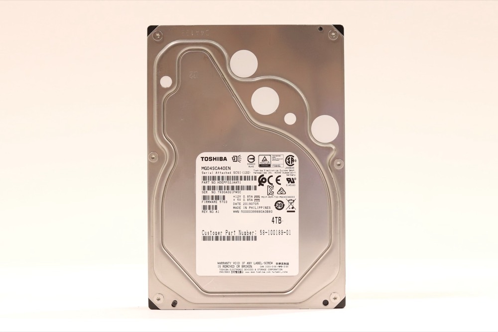 Компонент Cisco MG04SCA40EN 4TB 3.5" 12Gb/s 7.2K RPM SAS Drive P/N: 58-100189-01 Tested — фото 1