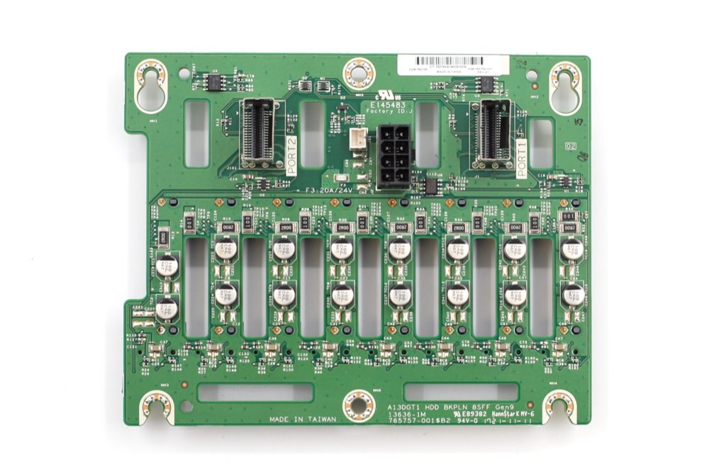 Бэкплейн HP ProLiant ML350 Gen10 Server 2.5" 8-Bay HDD Backplane P/N: 765756-001 Tested — фото 2