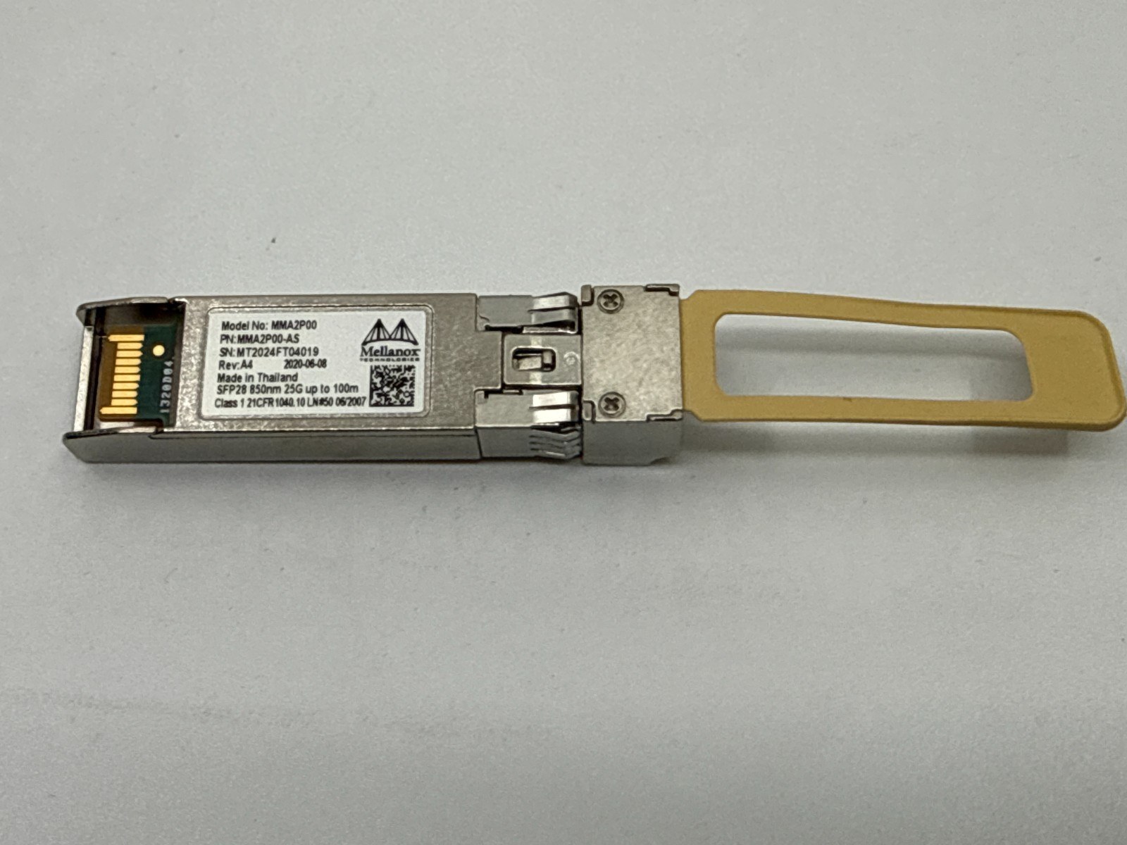 Трансивер NVIDIA Mellanox MMA2P00 SFP28 25GbE SR (850 нм, LC) — фото 1