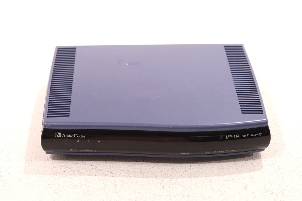 IP-телефон AudioCodes MP-114 Analog VoIP Gateway P/N: GGWV00288 Tested Working — фото 1