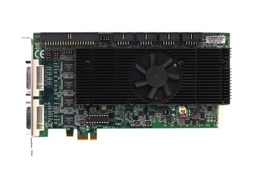 Плата 1PC MP118005 16ch-7016 Dual-Port DVI Acquisition Card Tested Working — фото 2