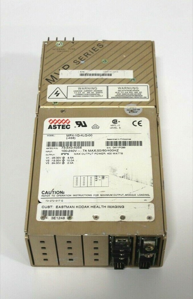 Блок питания Astec MP4-1Q-4LQ-00 73-540-4056 KODAK DirectView CR 825/850 System PSU — фото 1