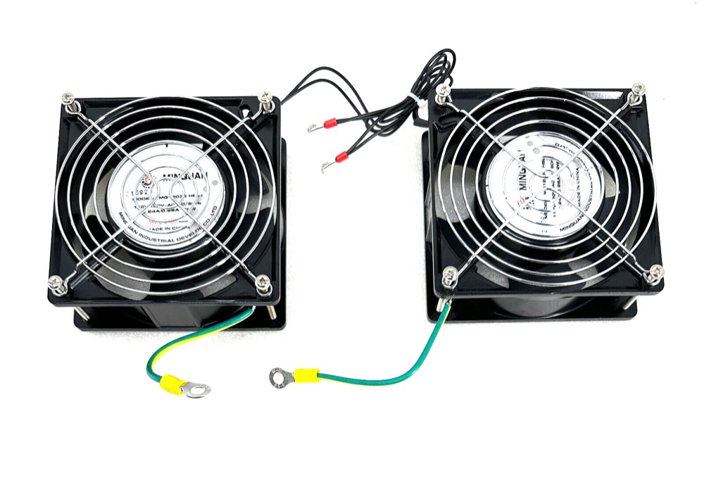 Вентилятор MQ12038-HBL1 MIN QUAN 110-120V AC 22W KIT OF 2 FAN MOUNTING SCREWS AND GRILL — фото 1
