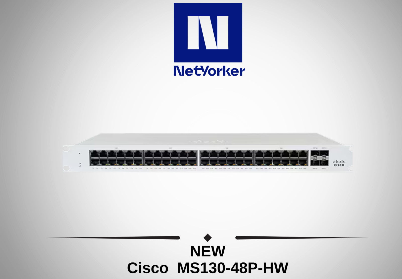 Коммутатор Cisco MS130-48P-HW — фото 1