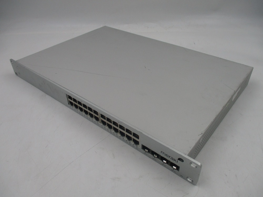 Коммутатор Cisco Meraki MS22 600-20010 24-Port 4xSFP Gigabit Network Switch P/N:600-20010-A — фото 1