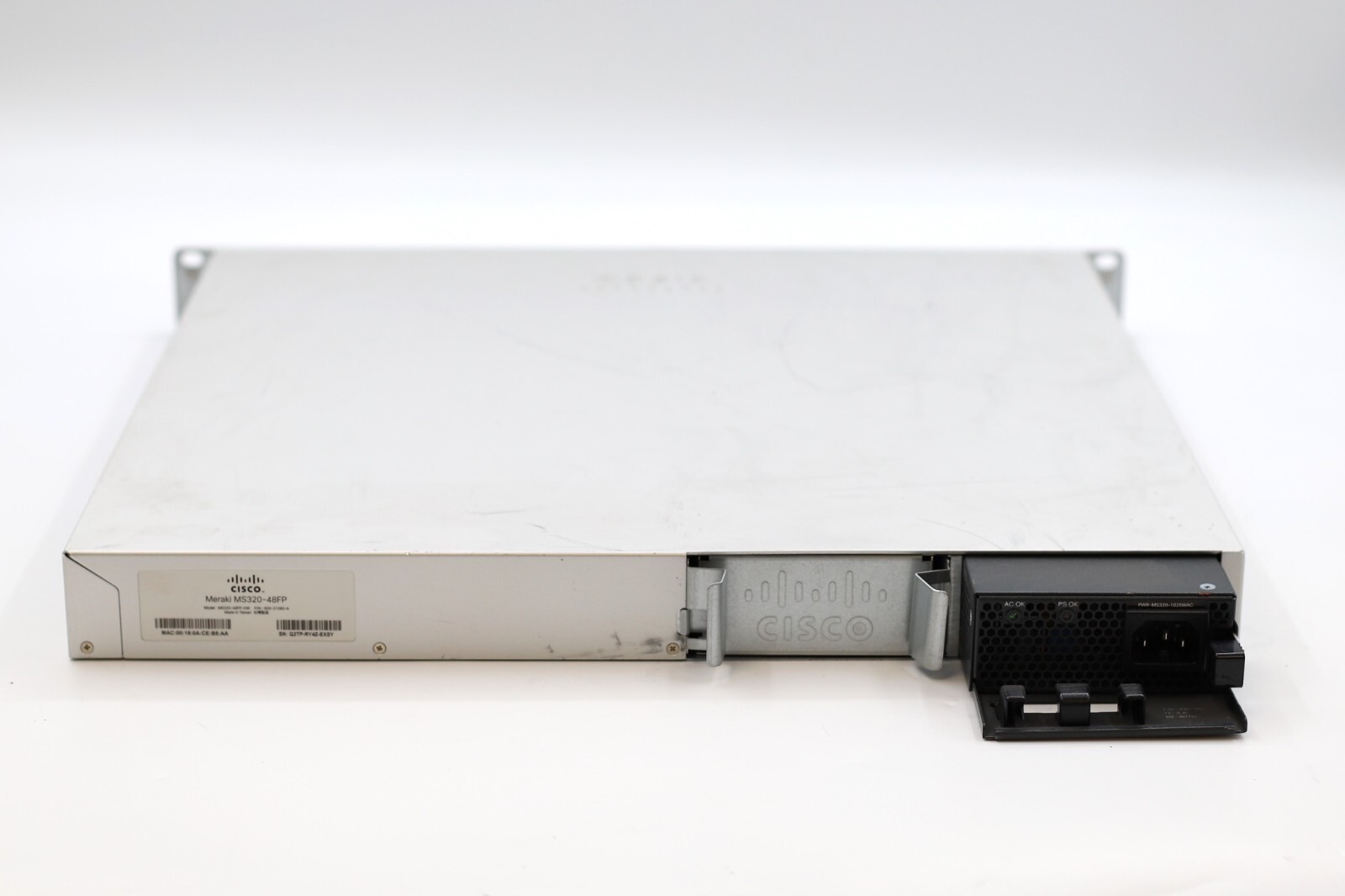 Коммутатор Cisco Meraki MS320-48FP 48-Port PoE Network Switch W/1xPSU P/N: 600-21080-A — фото 2