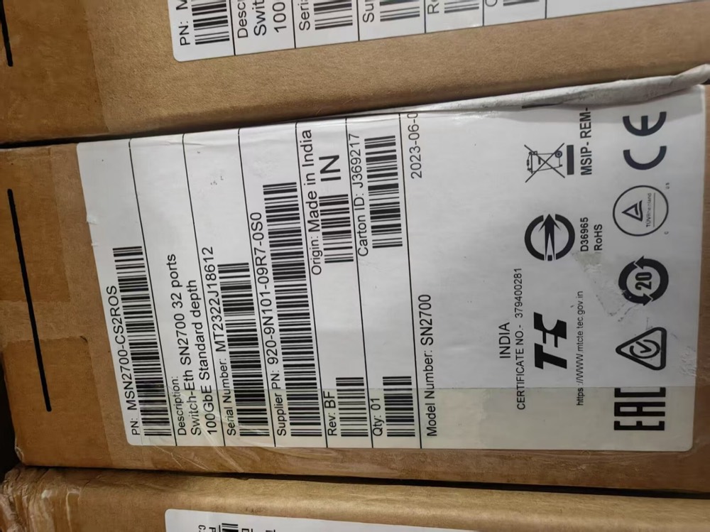 Коммутатор NVIDIA MSN2700-CS2ROS — фото 1