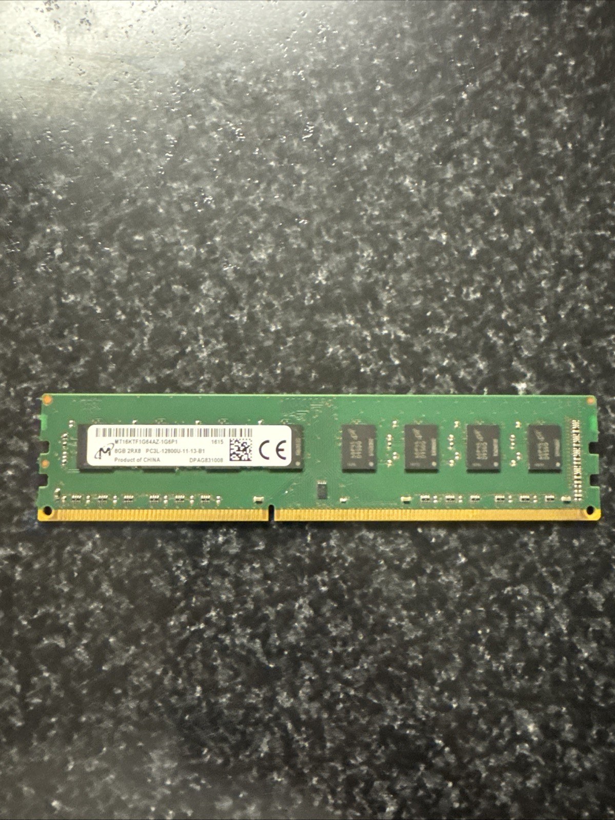 Память Micron DDR3 8GB UDIMM 1600 МТ/с (MT16KTF1G64AZ-1G6P1) — фото 1