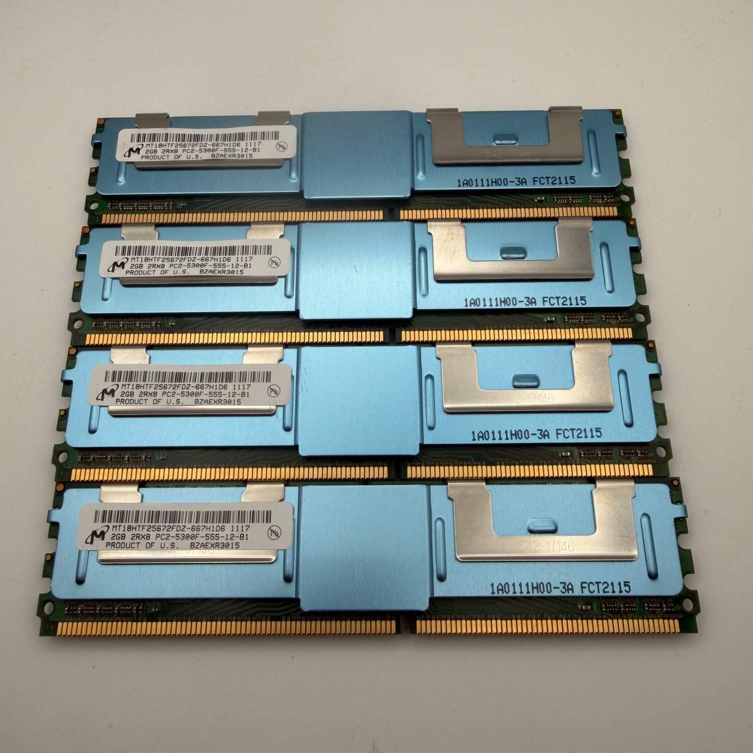 Память Micron DDR2 2GB FBDIMM 667 МТ/с (MT18HTF25672FDZ-667H1D6) — фото 1