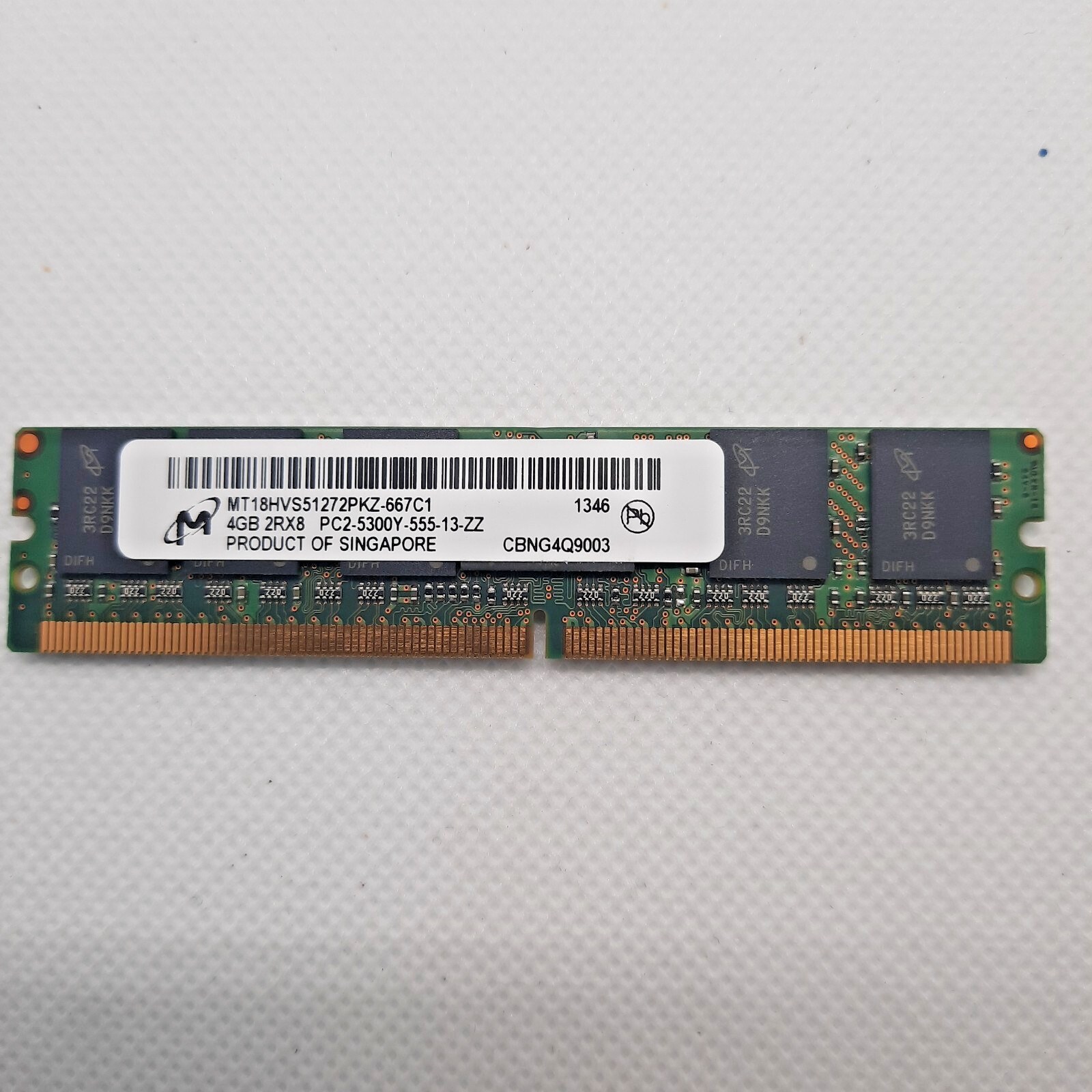 Память Micron DDR2 4GB MINIRDIMM 667 МТ/с (MT18HVS51272PKZ-667C1) — фото 1