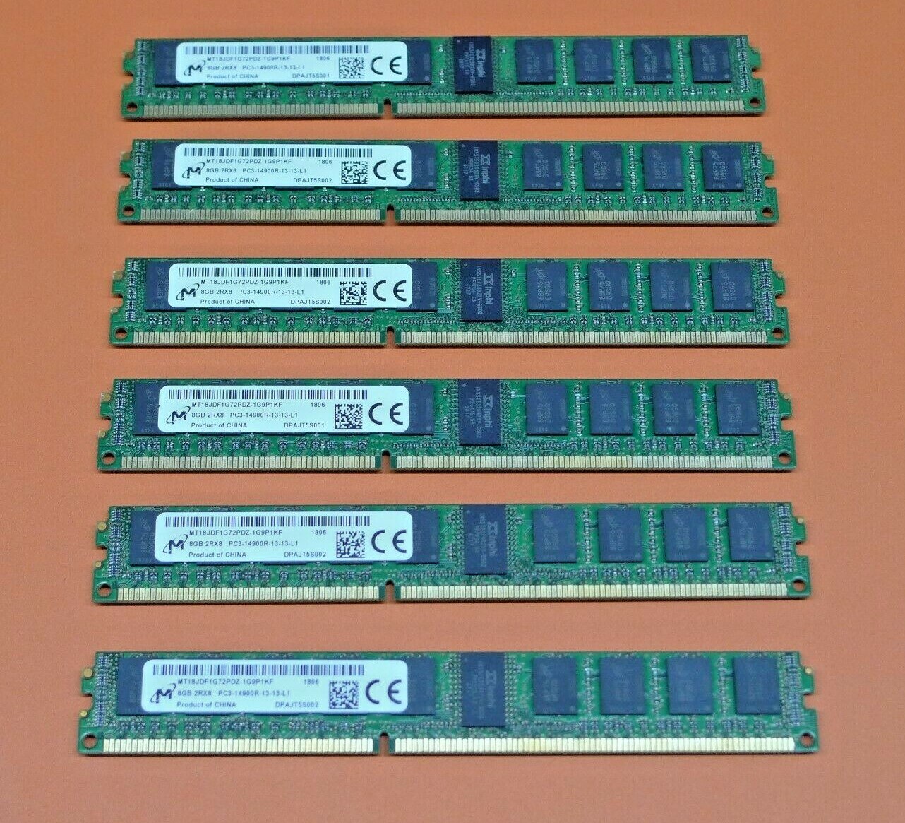 Память Micron DDR3 8GB RDIMM 1866 МТ/с (MT18JDF1G72PDZ-1G9P1) — фото 2