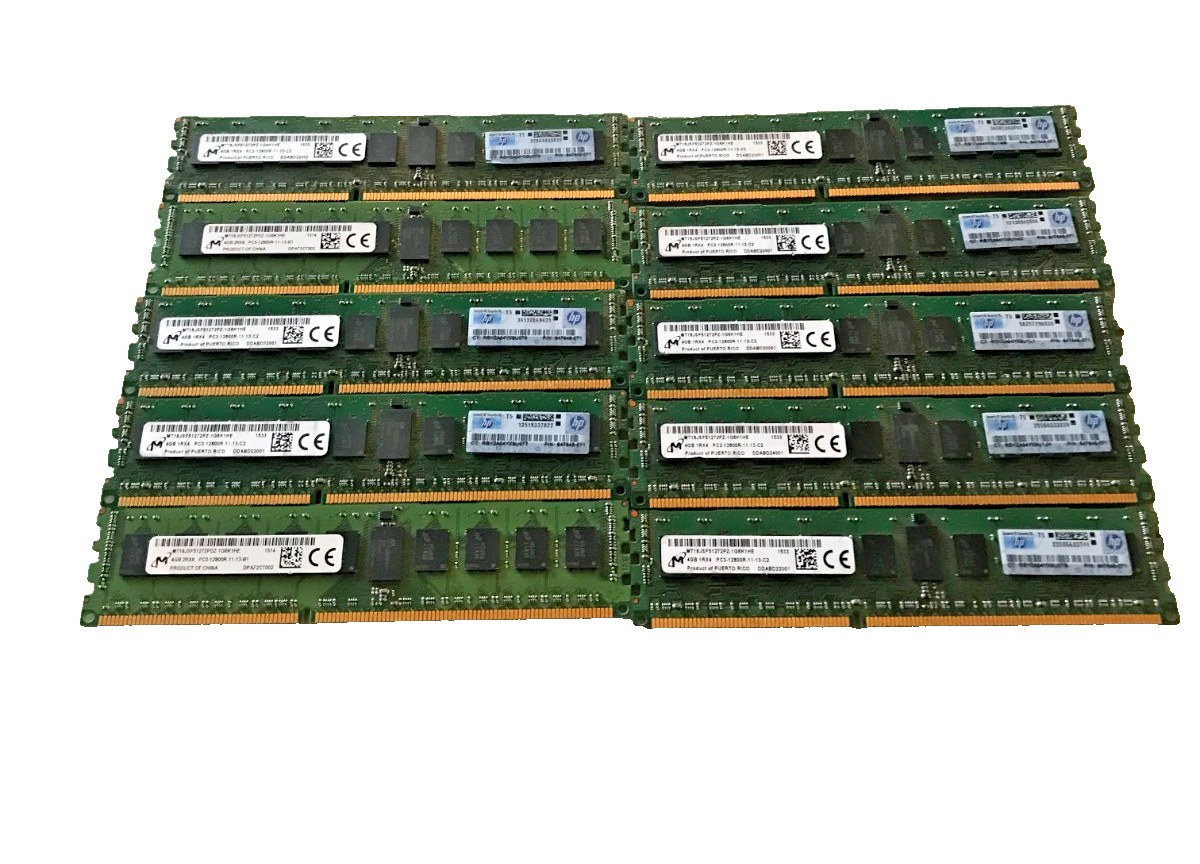 Память Micron DDR3 4GB RDIMM 1600 МТ/с (MT18JSF51272PZ-1G6K1) — фото 1