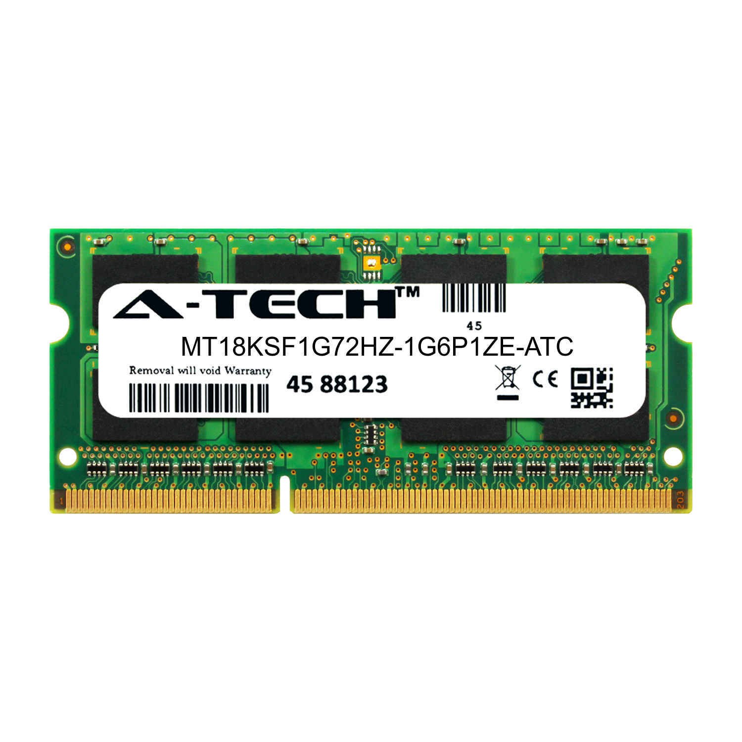Память Micron DDR3 8GB SOEDIMM 1600 МТ/с (MT18KSF1G72HZ-1G6P1) — фото 2