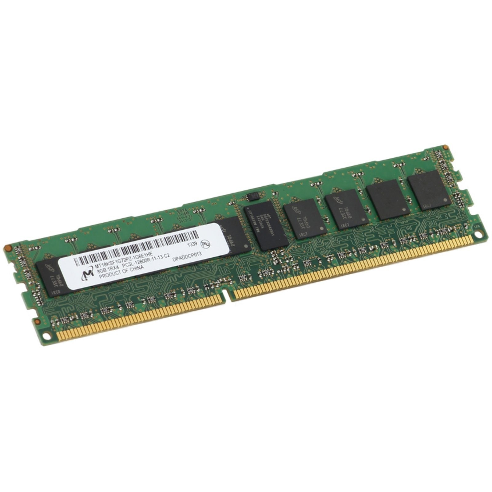 Память Micron DDR3 8GB RDIMM 1600 МТ/с (MT18KSF1G72PZ-1G6E1) — фото 1