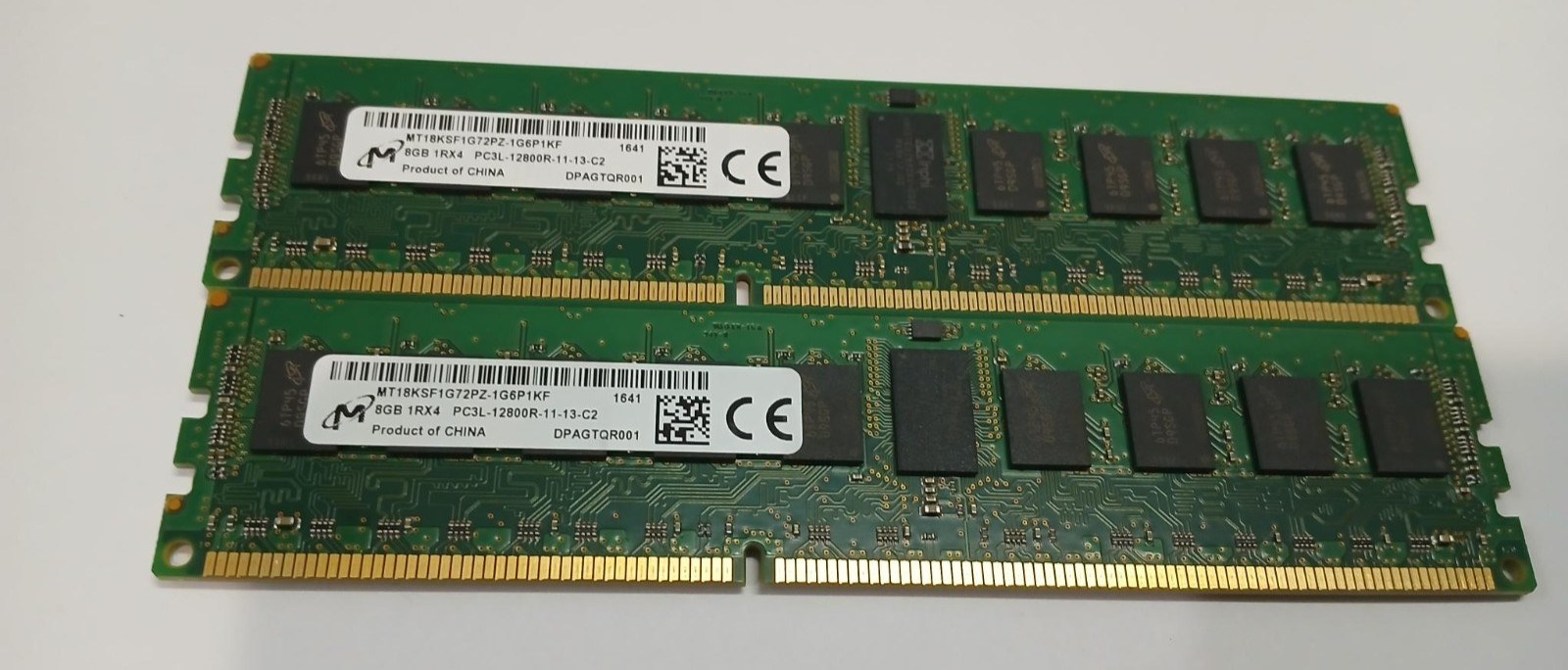 Память Micron DDR3 8GB RDIMM 1600 МТ/с (MT18KSF1G72PZ-1G6P1) — фото 2