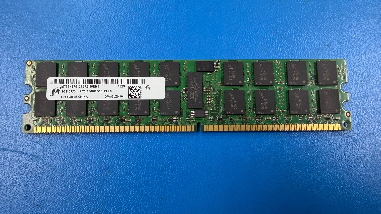 Память Micron DDR2 4GB RDIMM 800 МТ/с (MT36HTF51272PZ-80EM1) — фото 1