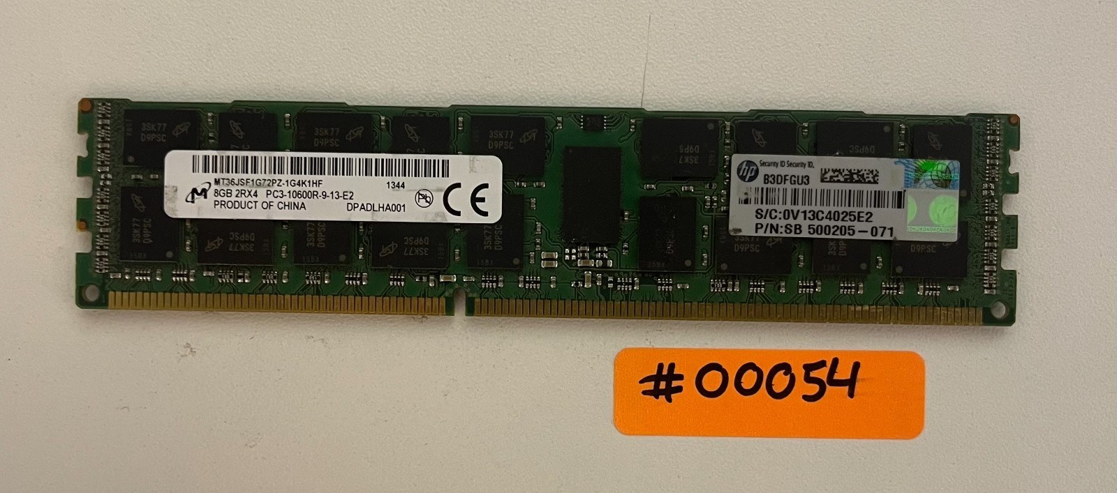 Память Micron DDR3 8GB RDIMM 1333 МТ/с (MT36JSF1G72PZ-1G4K1) — фото 1