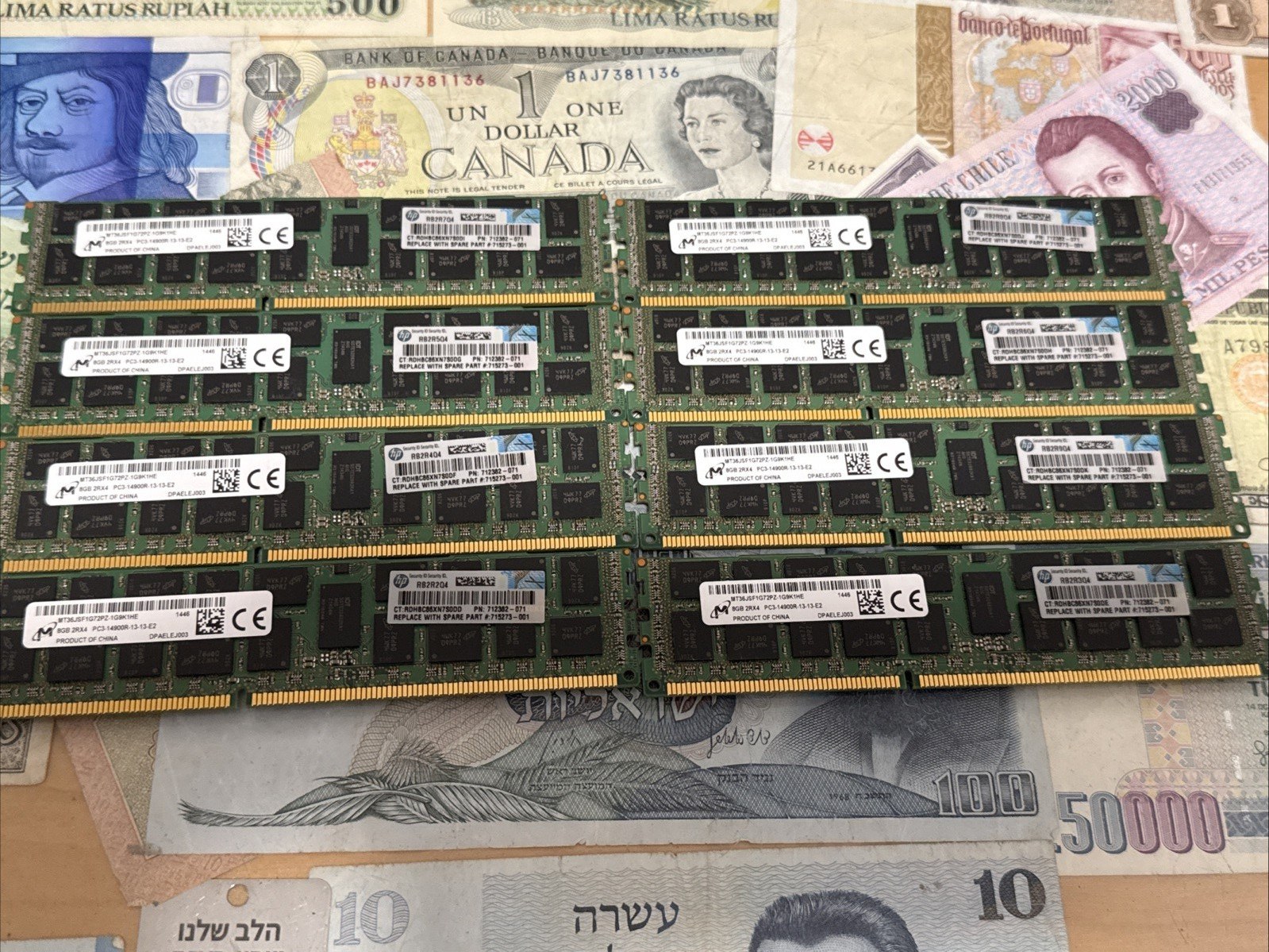 Память Micron DDR3 8GB RDIMM 1866 МТ/с (MT36JSF1G72PZ-1G9K1) — фото 1