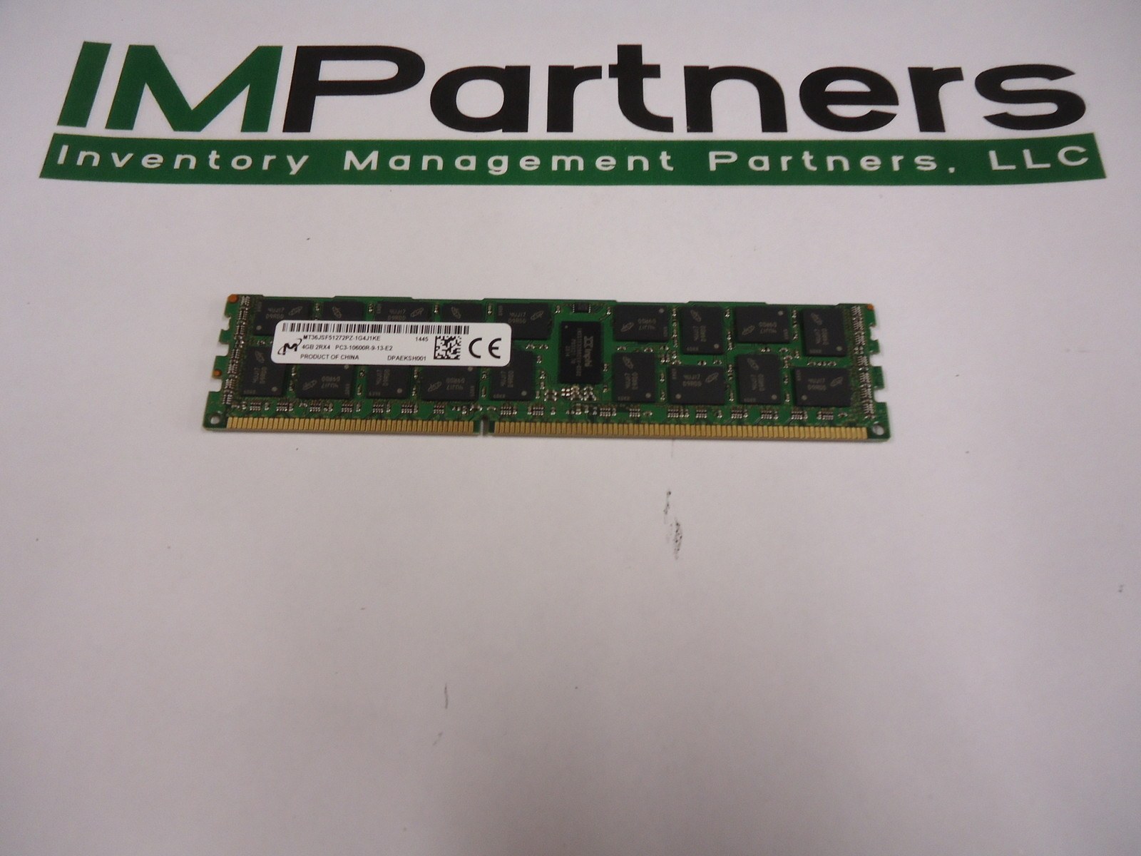 Память Micron DDR3 4GB RDIMM 1333 МТ/с (MT36JSF51272PZ-1G4J1) — фото 1