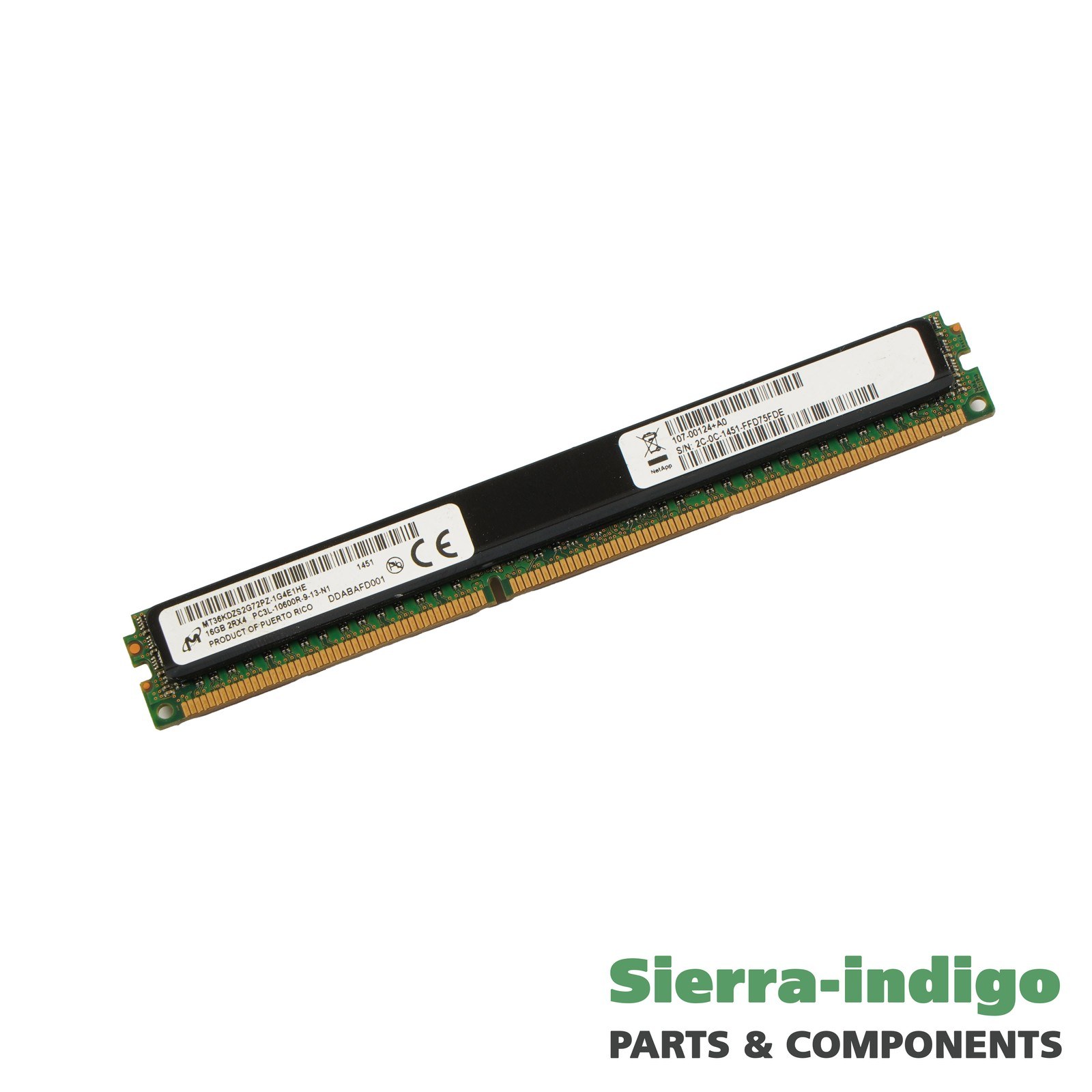 Память Micron DDR3 16GB RDIMM 1333 МТ/с (MT36KDZS2G72PZ-1G4E1) — фото 2