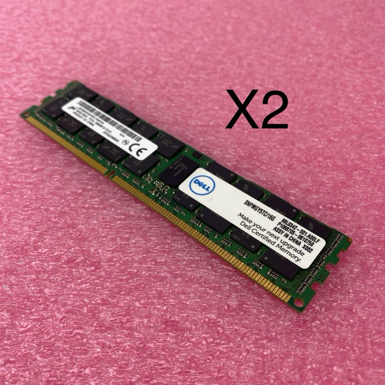 Память Micron DDR3 16GB RDIMM 1333 МТ/с (MT36KSF2G72PZ-1G4E1) — фото 2