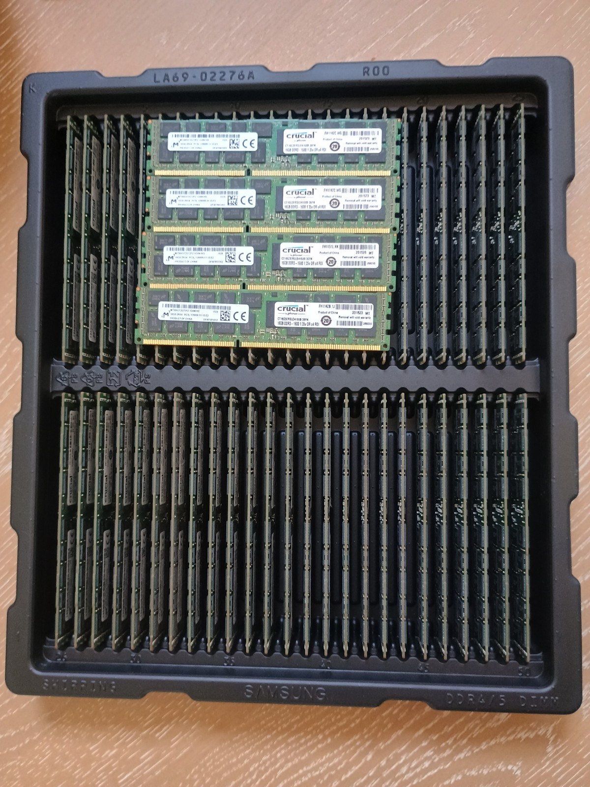 Память Micron DDR3 16GB RDIMM 1600 МТ/с (MT36KSF2G72PZ-1G6N1) — фото 1