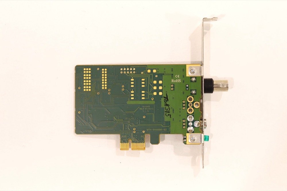 Считыватель Adrienne Electronic PCIe High-Porfile Timecode Reader Card P/N: MT4-046900-02 — фото 3