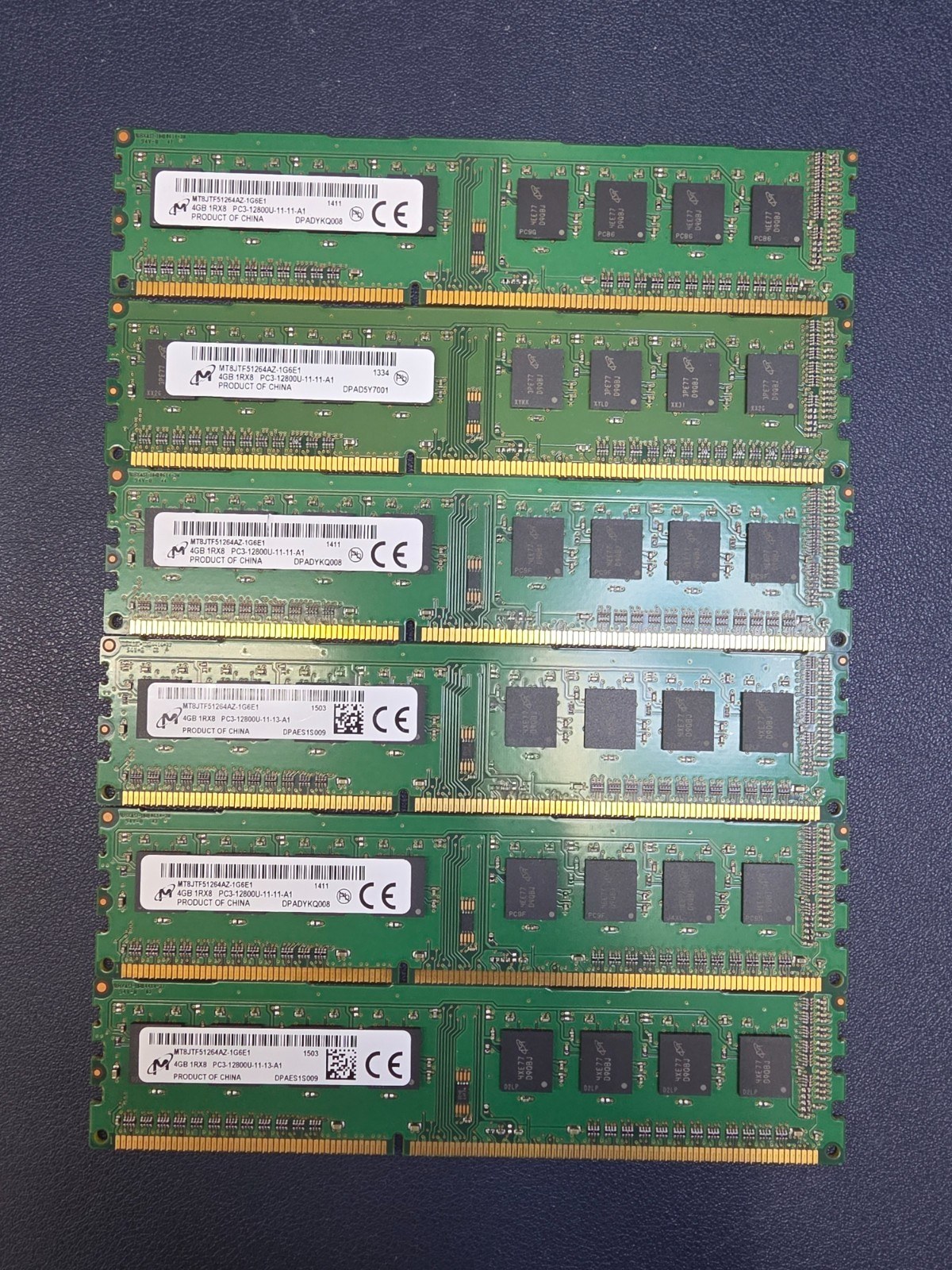 Память Micron DDR3 4GB UDIMM 1600 МТ/с (MT8JTF51264AZ-1G6E1) — фото 2