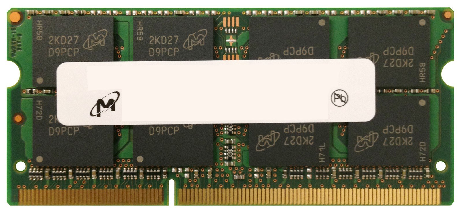 Память Micron DDR3 4GB SODIMM 1866 МТ/с (MT8KTF51264HZ-1G9N1) — фото 1