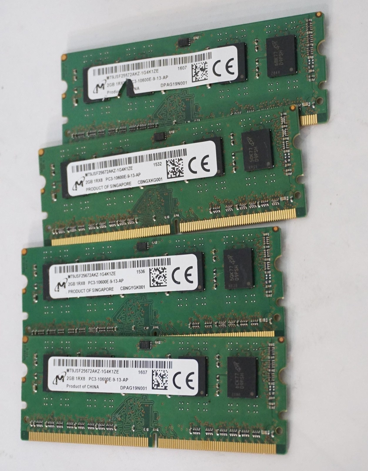 Память Micron DDR3 2GB MINIDIMM 1333 МТ/с (MT9JSF25672AKZ-1G4K1) — фото 1