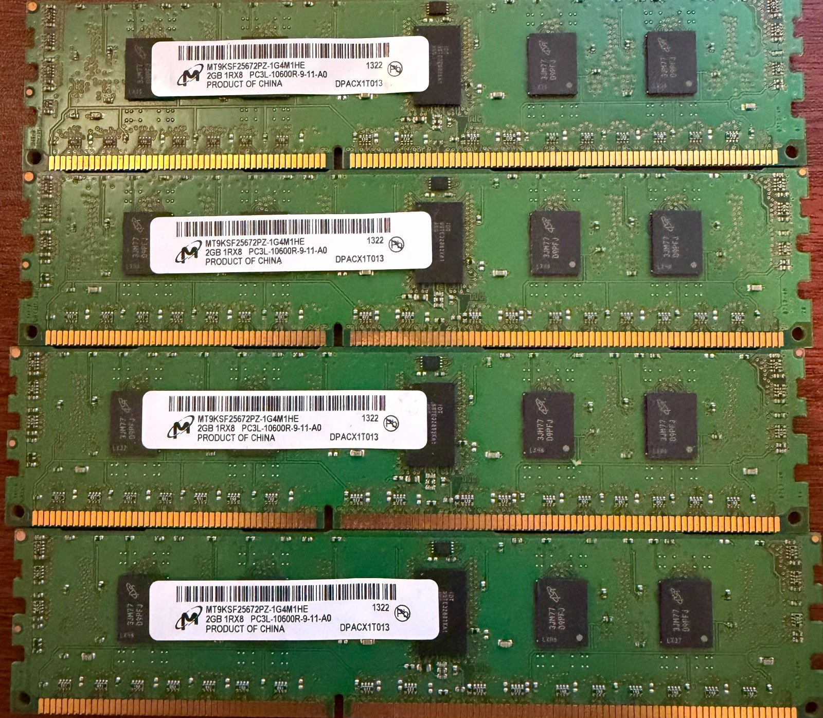 Память Micron DDR3 4GB RDIMM 1866 МТ/с (MT9JSF51272PZ-1G9E2) — фото 2